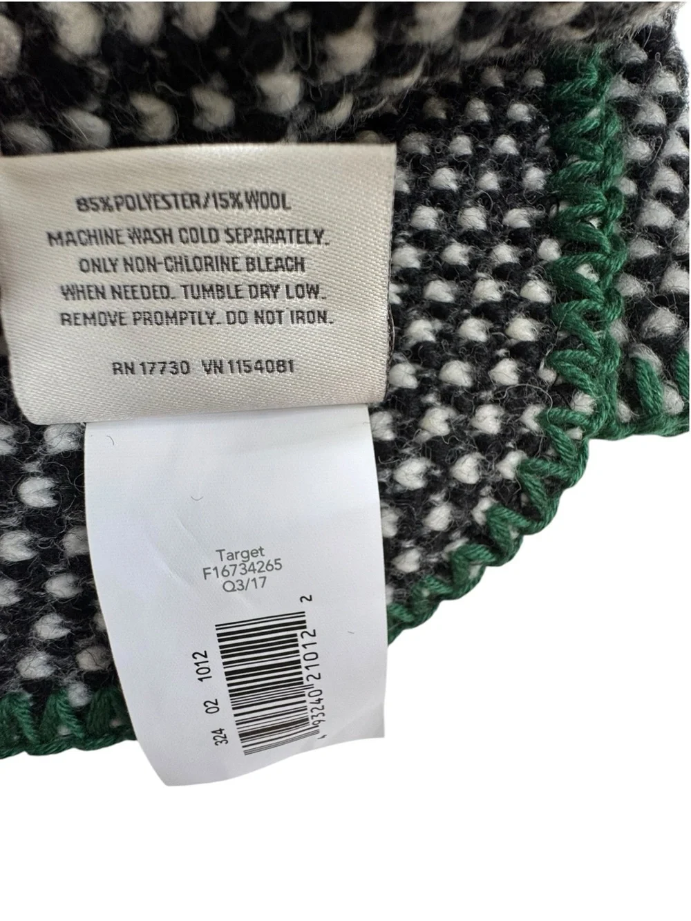 NEW Hearth & Hand with Magnolia Black Woven Stitched Edge Throw Blanket 50 x 60